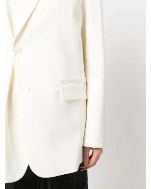 MM6 Maison Margiela アシンメトリック ダブルブレスト ブレザー - サムネイル5