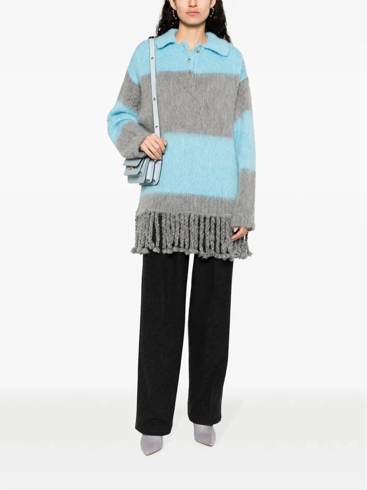 ETRO フリンジエッジ ニットミニドレス - 画像2