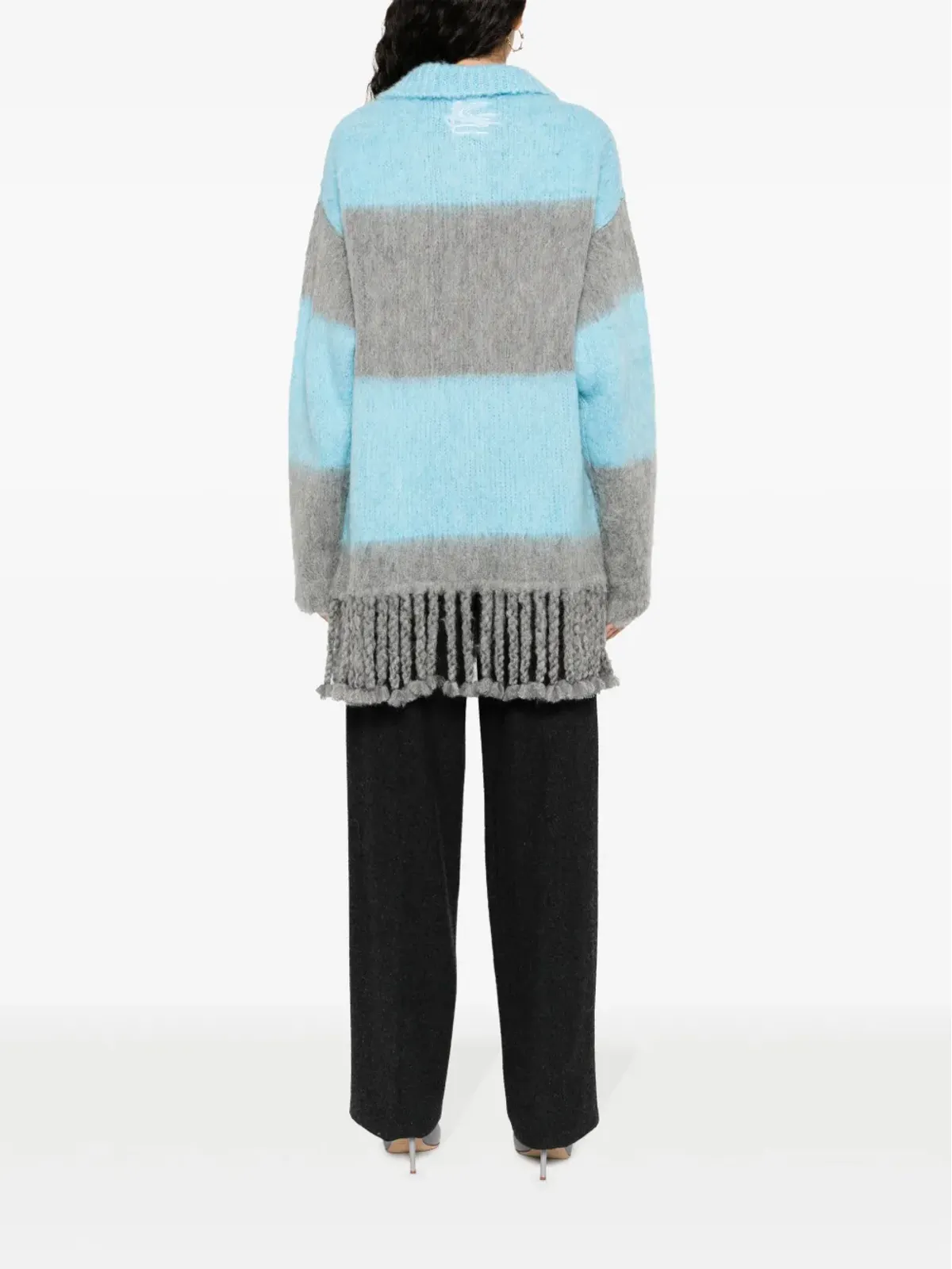 ETRO フリンジエッジ ニットミニドレス - 画像4