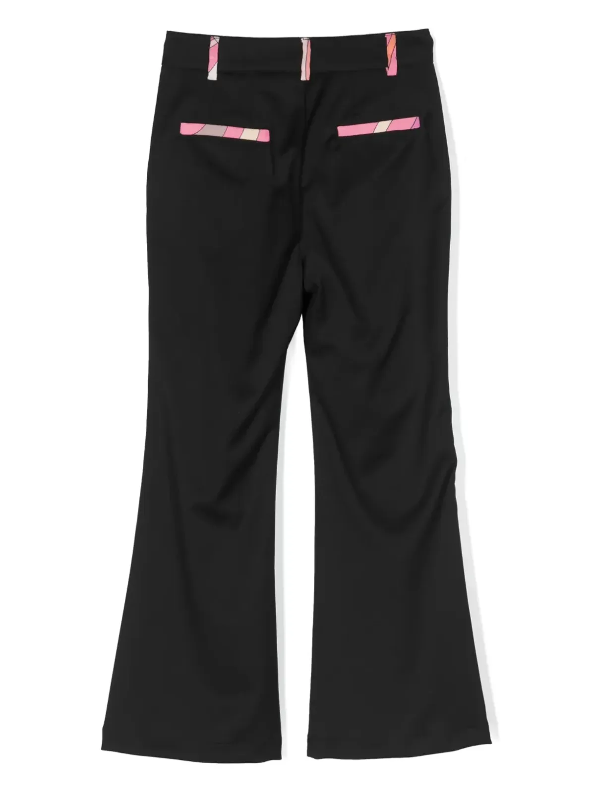 PUCCI Junior フレアウールチノパンツ - ブラック - 画像2