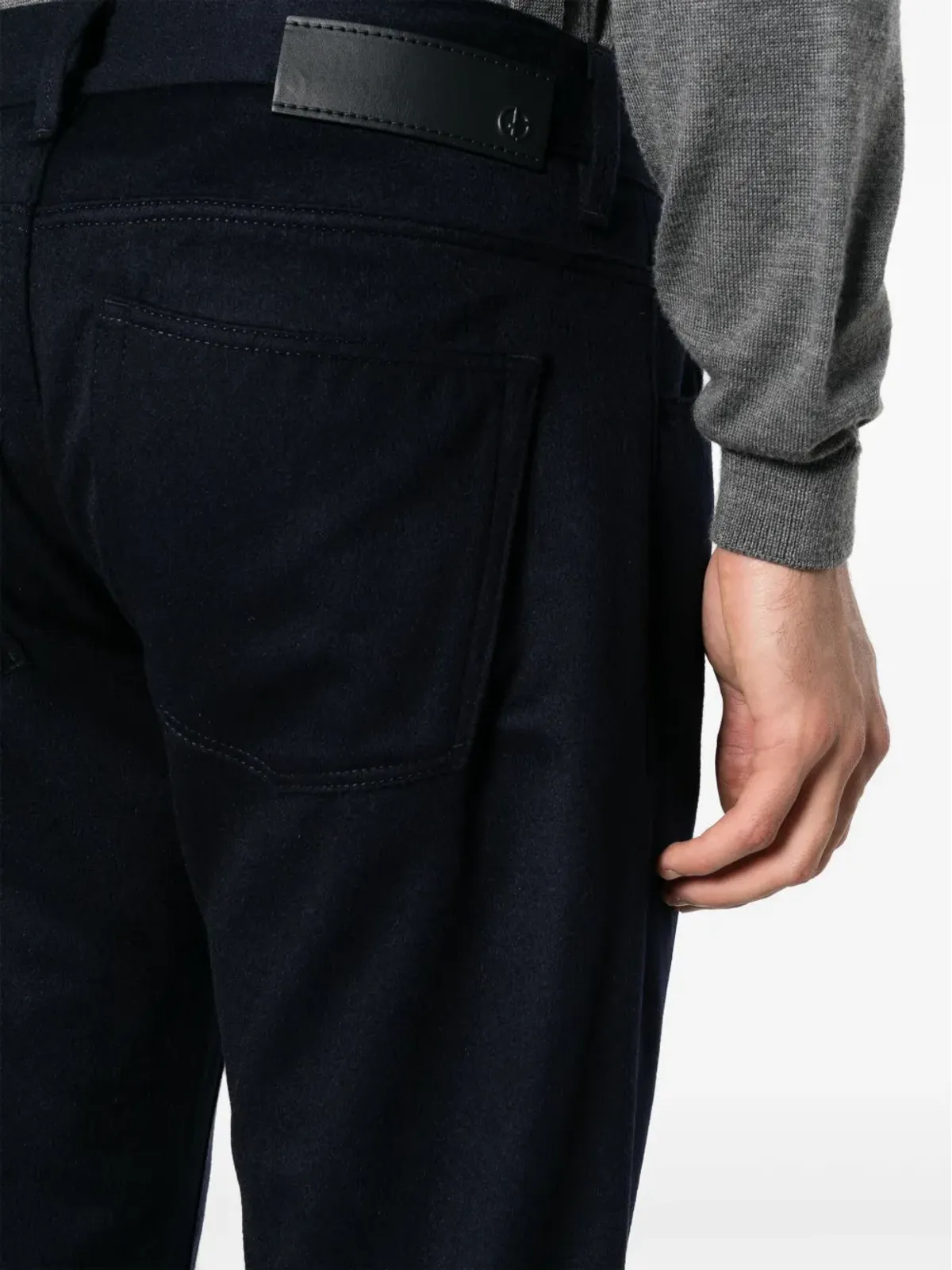 Giorgio Armani ストレートレッグカシミアパンツ - 画像5