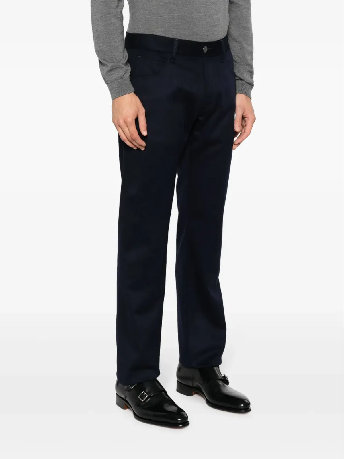 Giorgio Armani ストレートレッグカシミアパンツ - 画像3