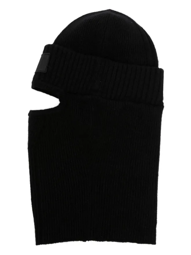 Y-3 Y-3 ロゴパッチ付きリブ編みバラクラバの商品画像