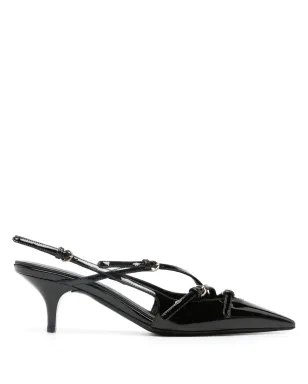 Miu Miu バックル装飾スリングバックパンプス - サムネイル1