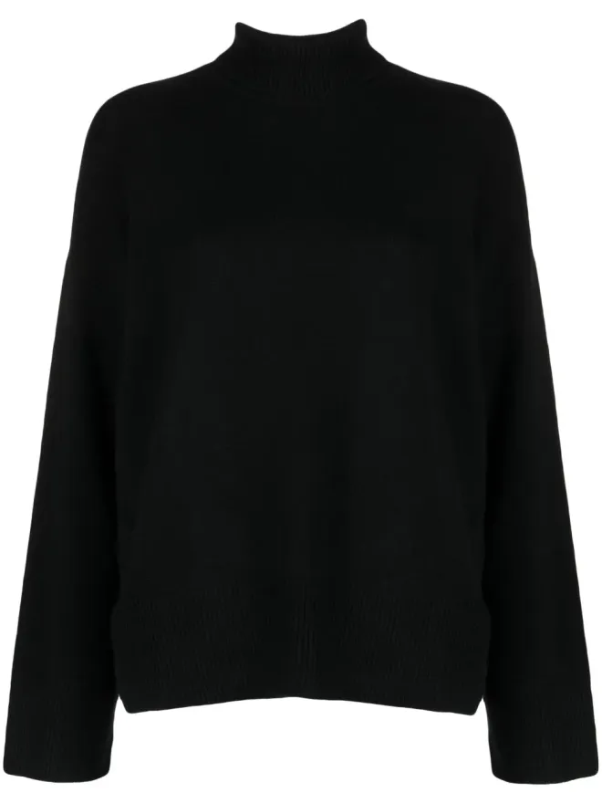 Le Kasha Le Kasha roll-neck ribbed cashmere jumper - Blackの商品画像