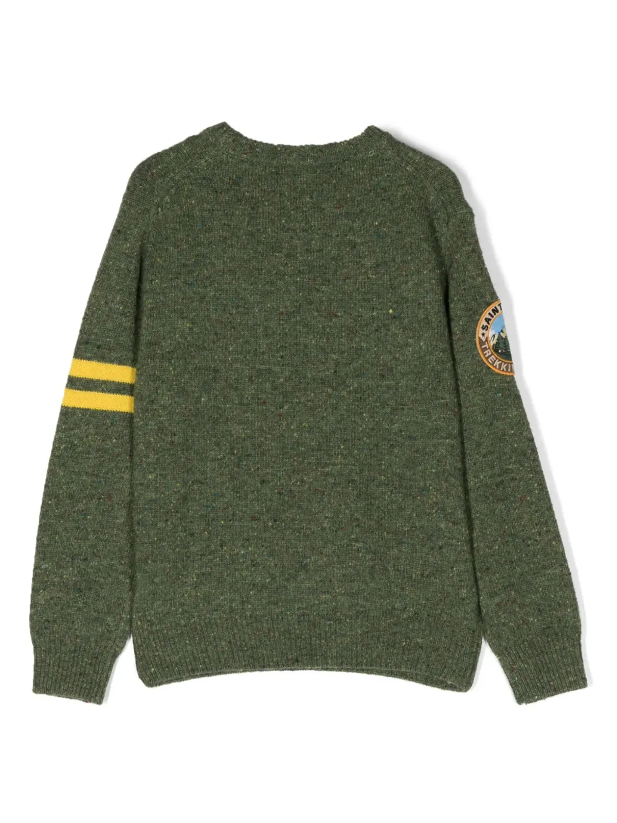MC2 Saint Barth Kids Donegal Snoopy Scout インターシャ編みジャンパー - 画像2