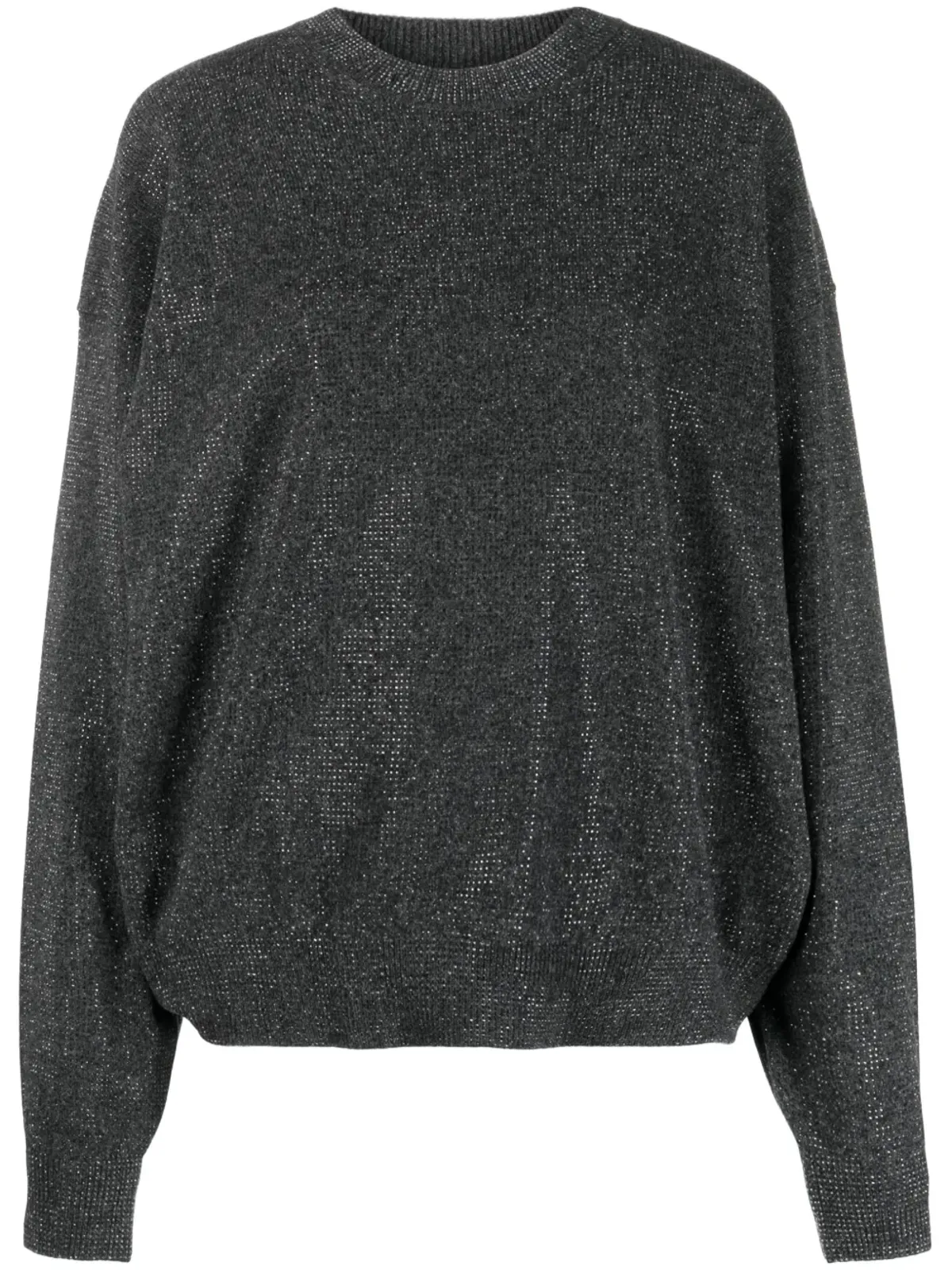 Alexander Wang ラインストーン装飾のウールニット（グレー） - 画像1