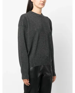 Alexander Wang ラインストーン装飾のウールニット（グレー） - サムネイル3