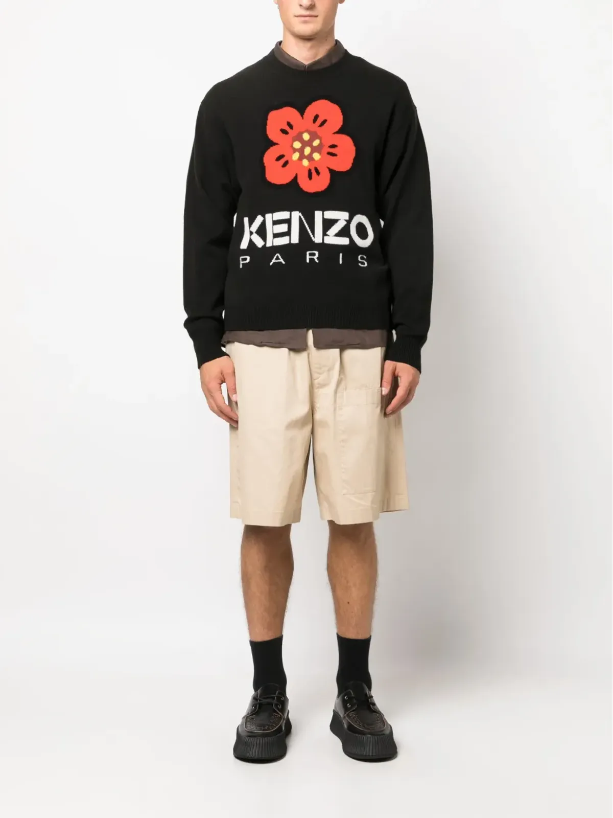 Kenzo ボケフラワーモチーフ ウールジャンパー - 画像2