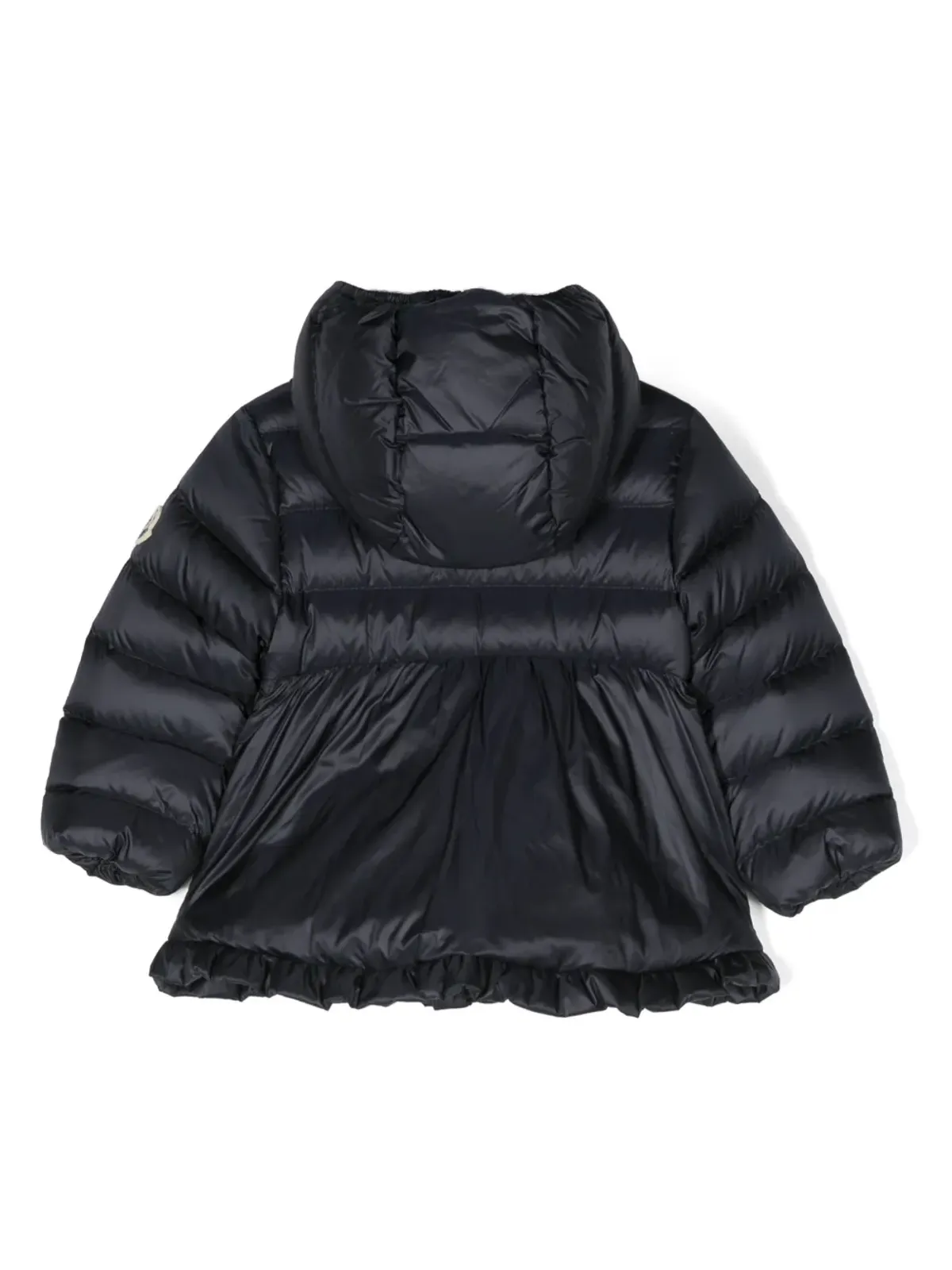 Moncler Enfant キルテッドフード付きダウンジャケット - 画像2