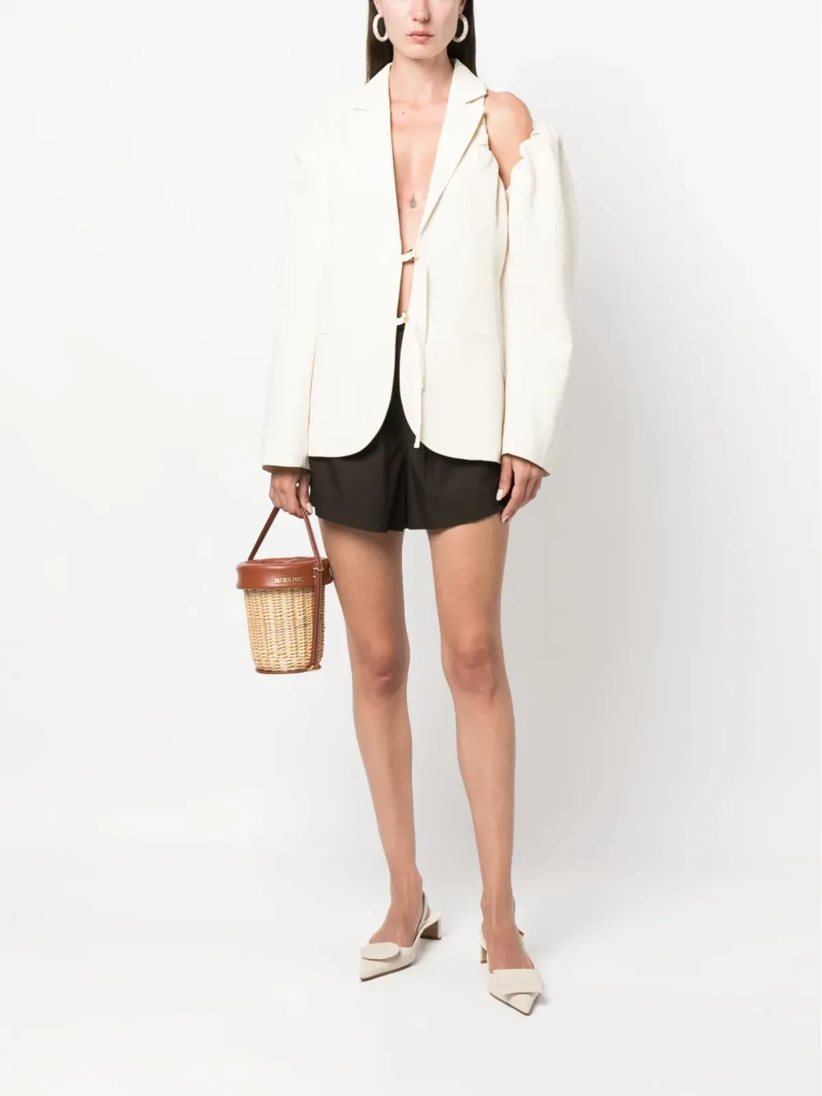 Jacquemus La veste Galliga アシンメトリック ブレザー - 画像2