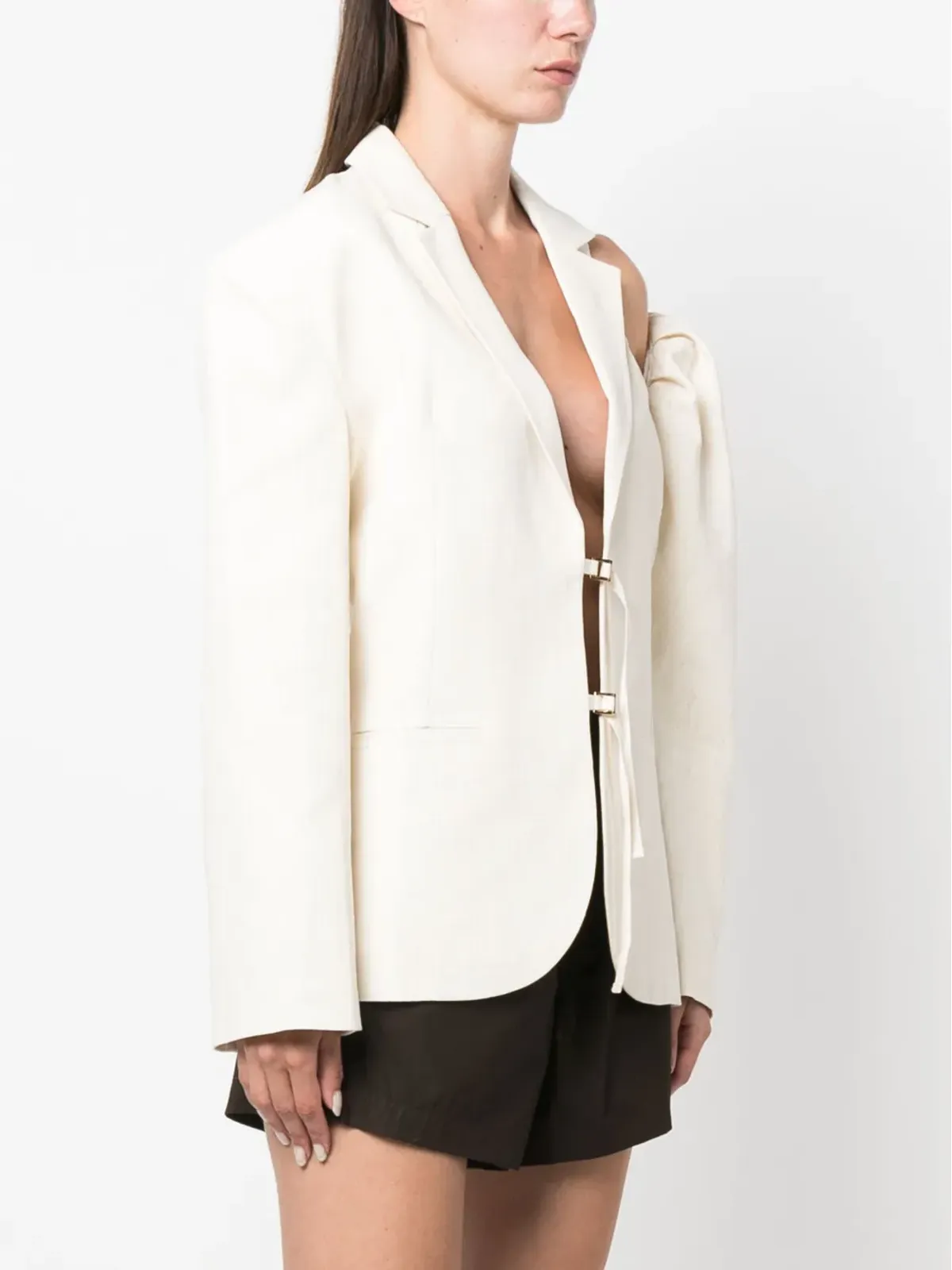 Jacquemus La veste Galliga アシンメトリック ブレザー - 画像3