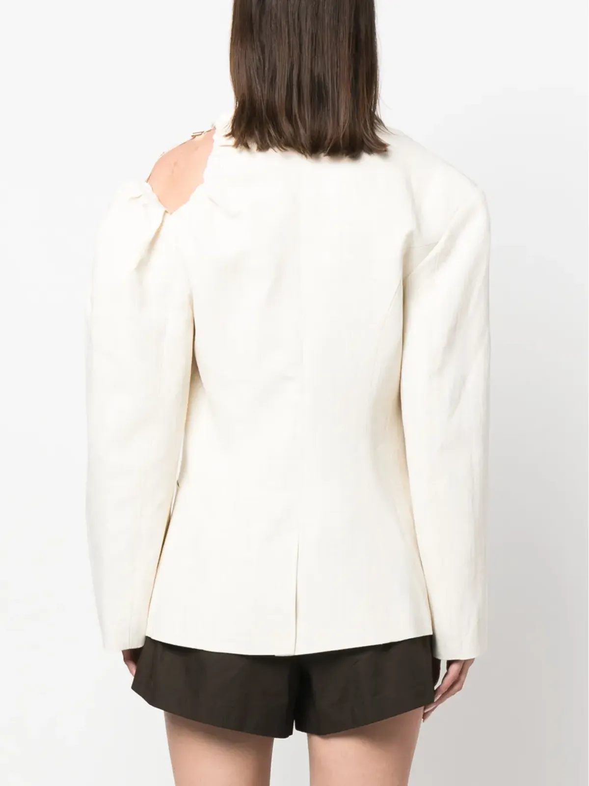 Jacquemus La veste Galliga アシンメトリック ブレザー - 画像4