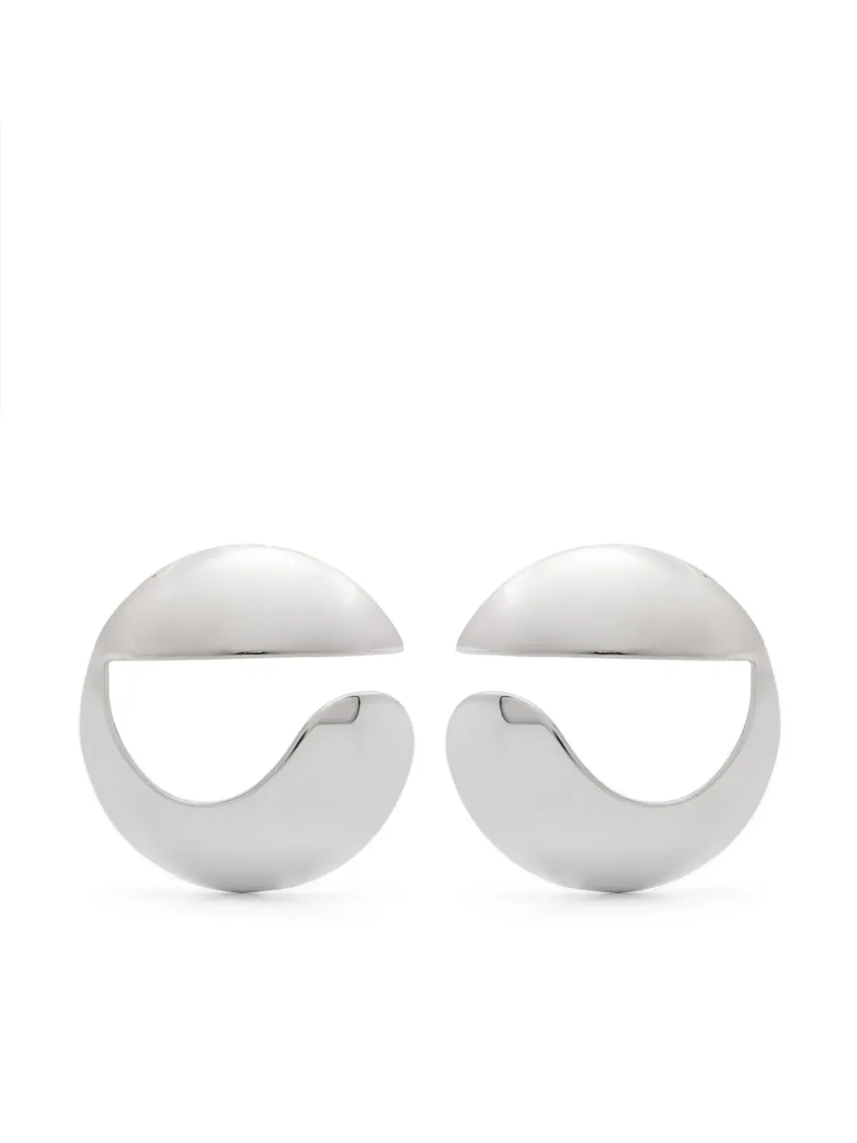 Coperni C-logo earrings - Silver - 画像1