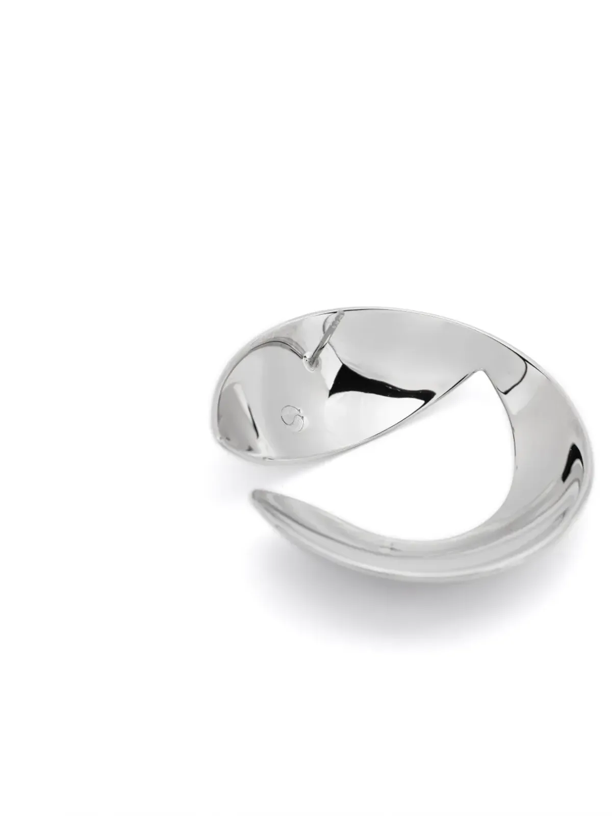 Coperni C-logo earrings - Silver - 画像2