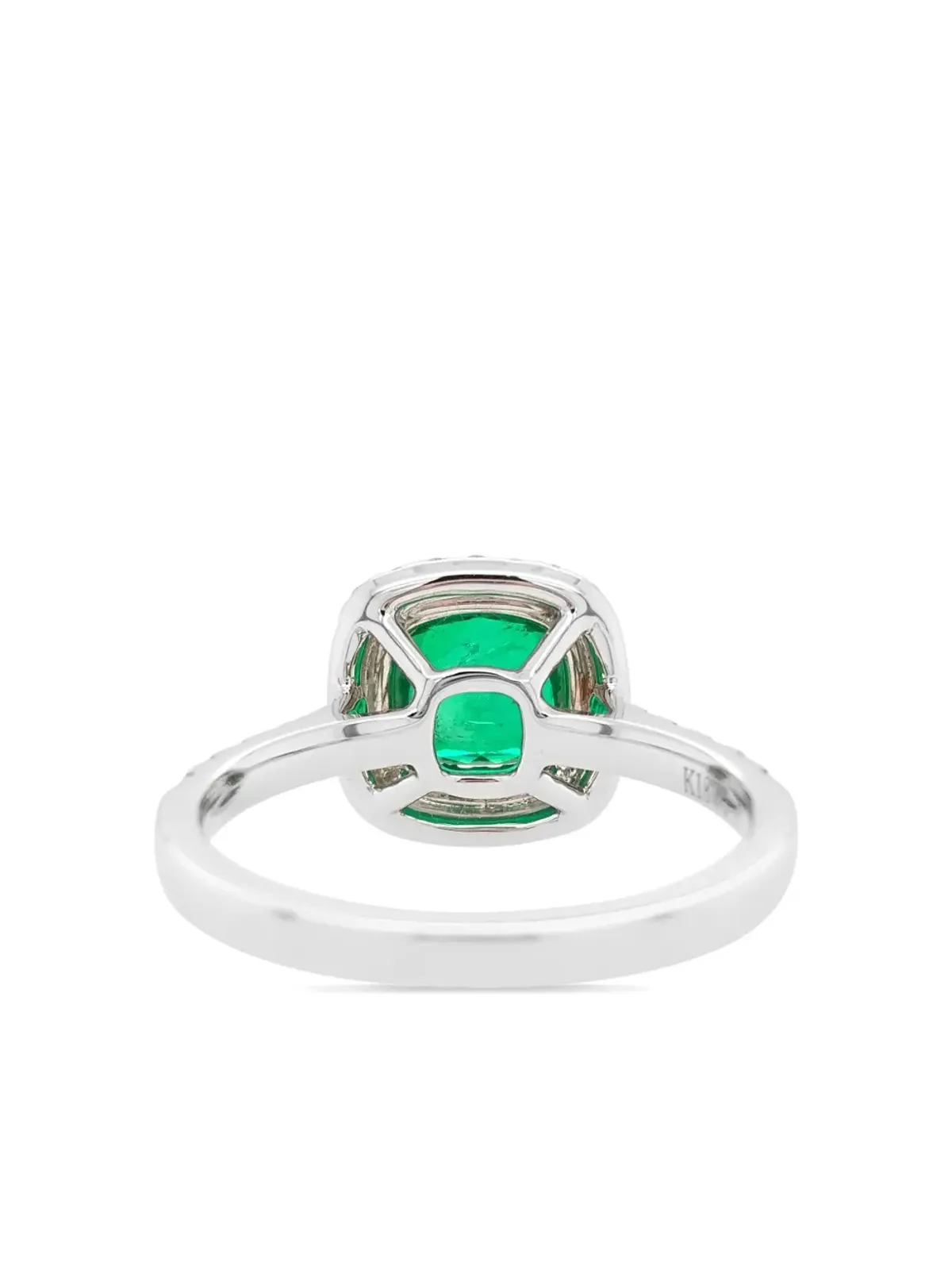 HYT Jewelry 18Kゴールド ダイヤモンドとエメラルド リング - 画像5