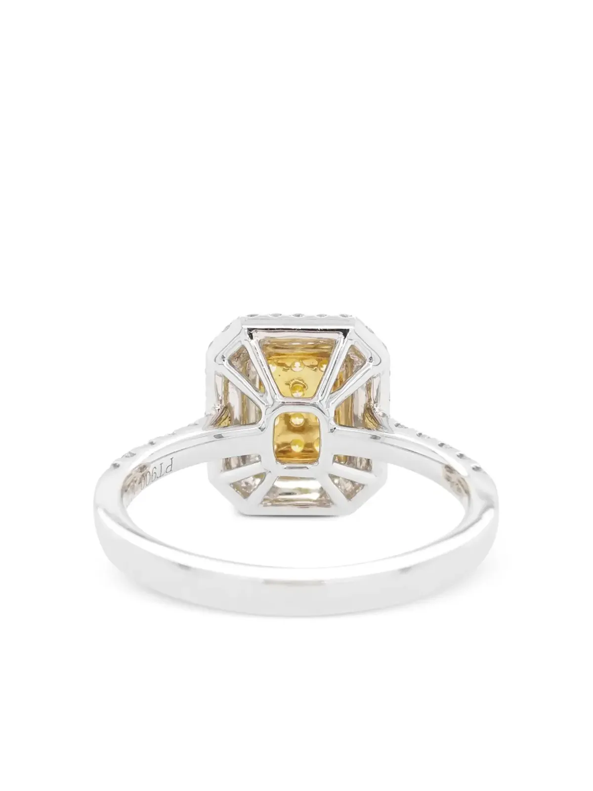 HYT Jewelry プラチナとダイヤモンドのカクテルリング - 画像5