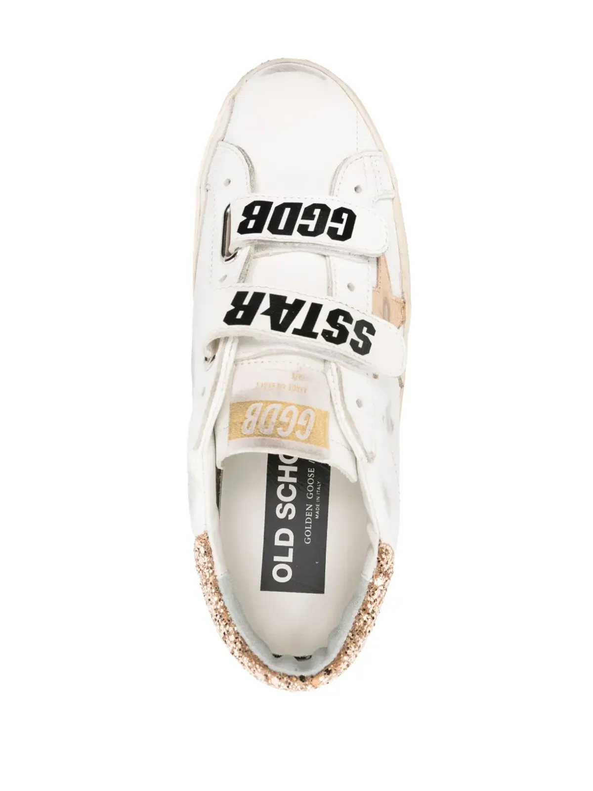 Golden Goose Old School レザー・スニーカー - White - 画像4