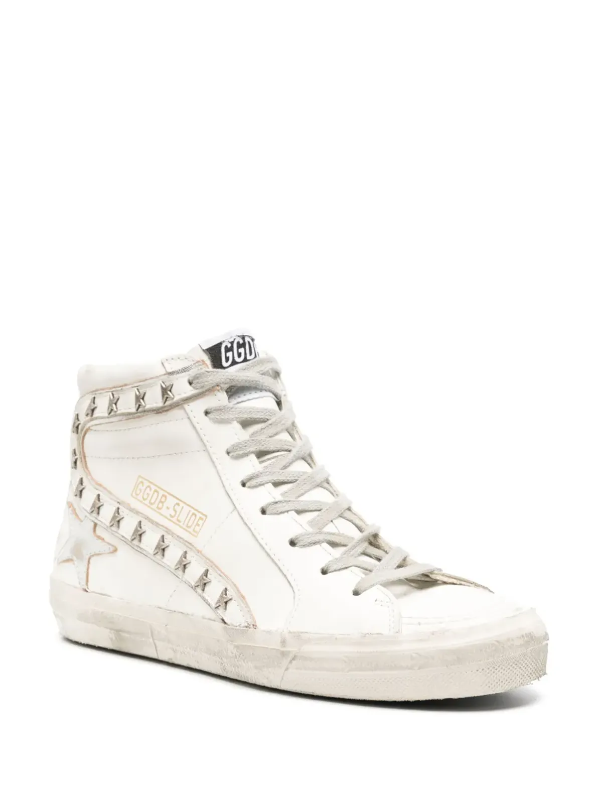 Golden Goose スライド ハイトップ レザースニーカー - 画像2