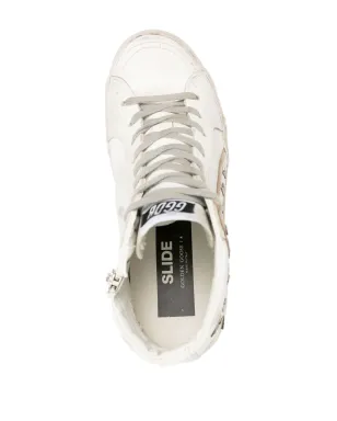 Golden Goose スライド ハイトップ レザースニーカー - サムネイル4