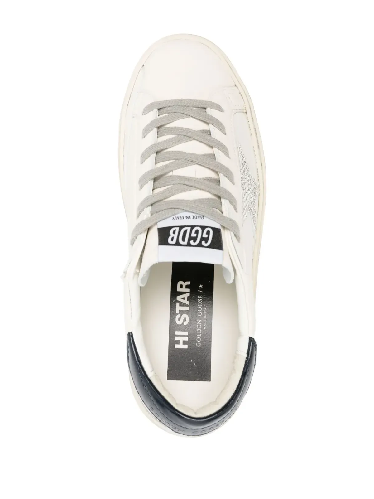 Golden Goose Hi Star レザー スニーカー - 画像4