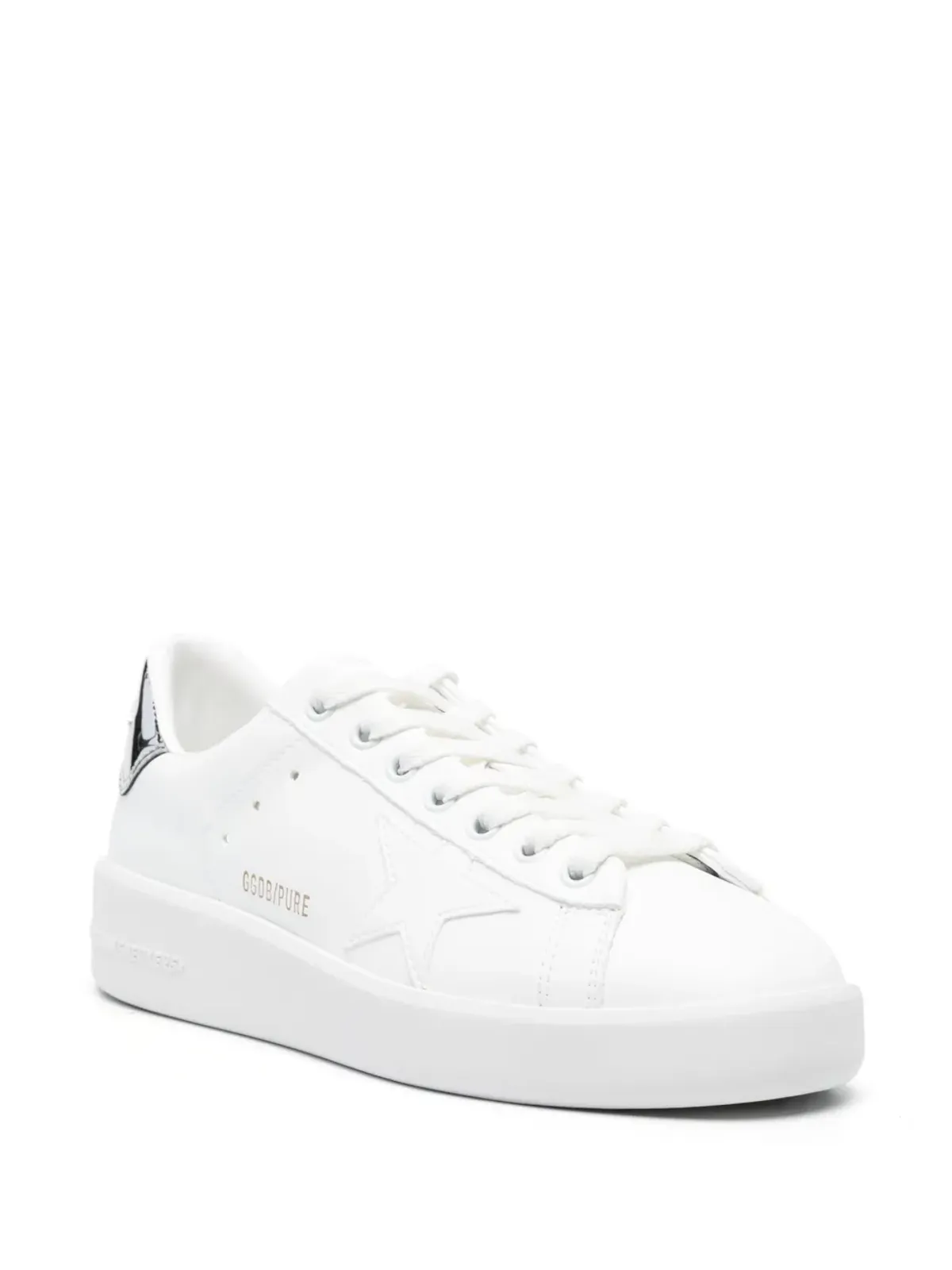 Golden Goose Purestar フェイクレザー スニーカー - ホワイト - 画像2
