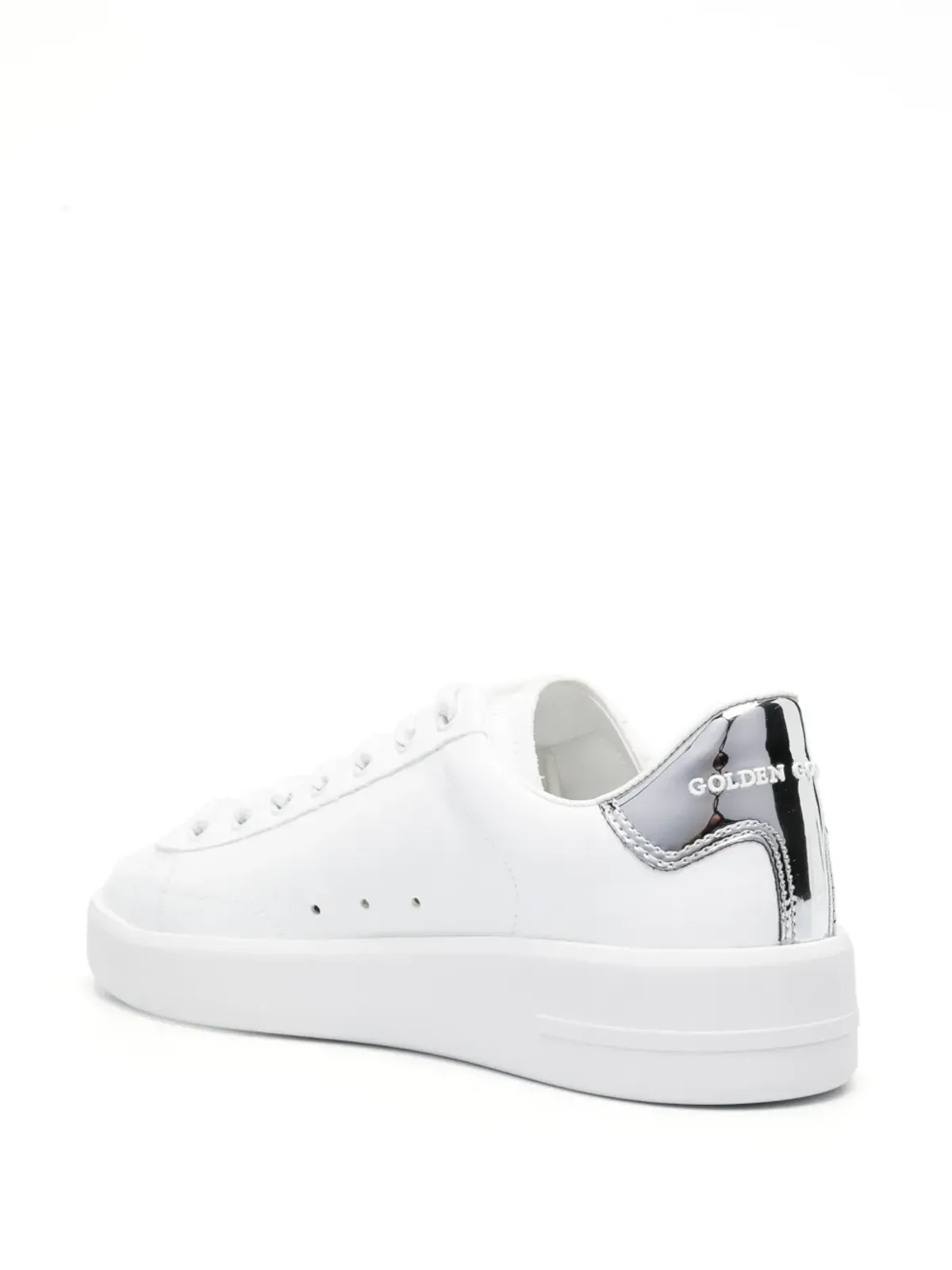 Golden Goose Purestar フェイクレザー スニーカー - ホワイト - 画像3