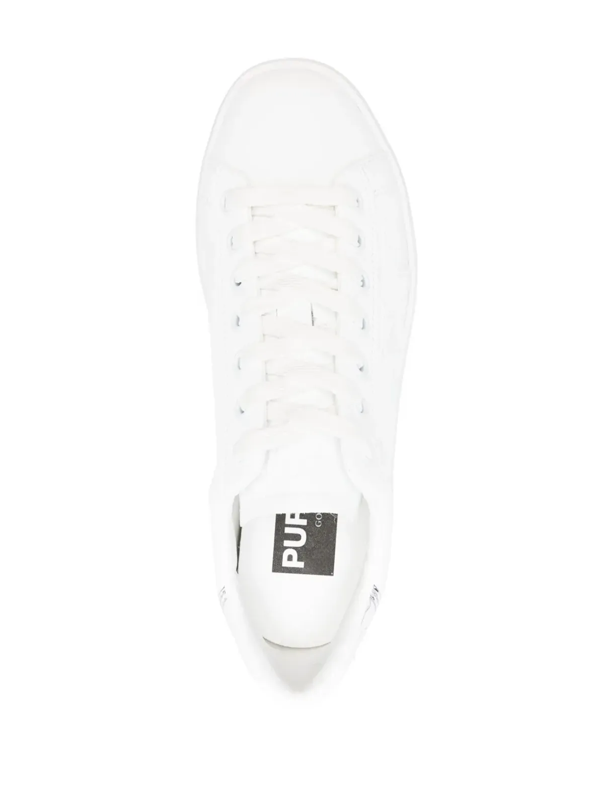 Golden Goose Purestar フェイクレザー スニーカー - ホワイト - 画像4