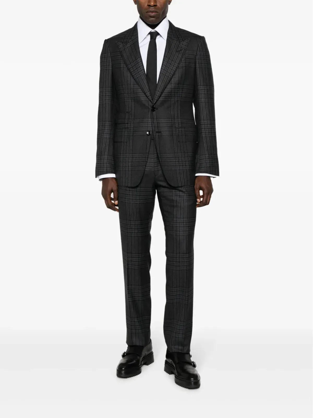 TOM FORD スプレッドカラーコットンシャツ - 画像2