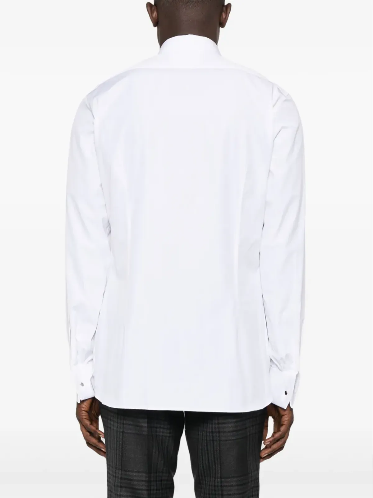 TOM FORD スプレッドカラーコットンシャツ - 画像4
