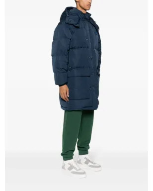 Maison Kitsuné フォックスアップリケ付きダウンコート ブルー - サムネイル3