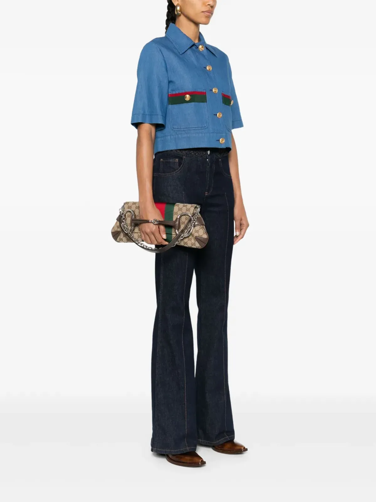 Gucci ホースビットチェーンショルダーバッグ - 画像2