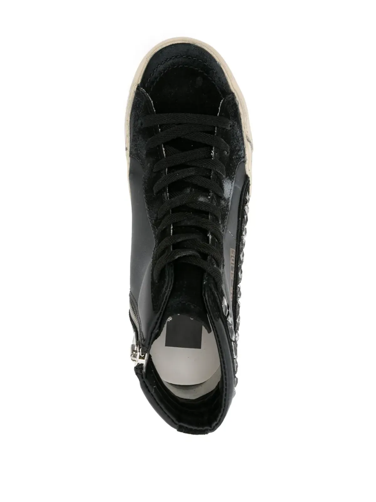 Golden Goose Slide クリスタルエンブリッシュド スニーカー - 画像4