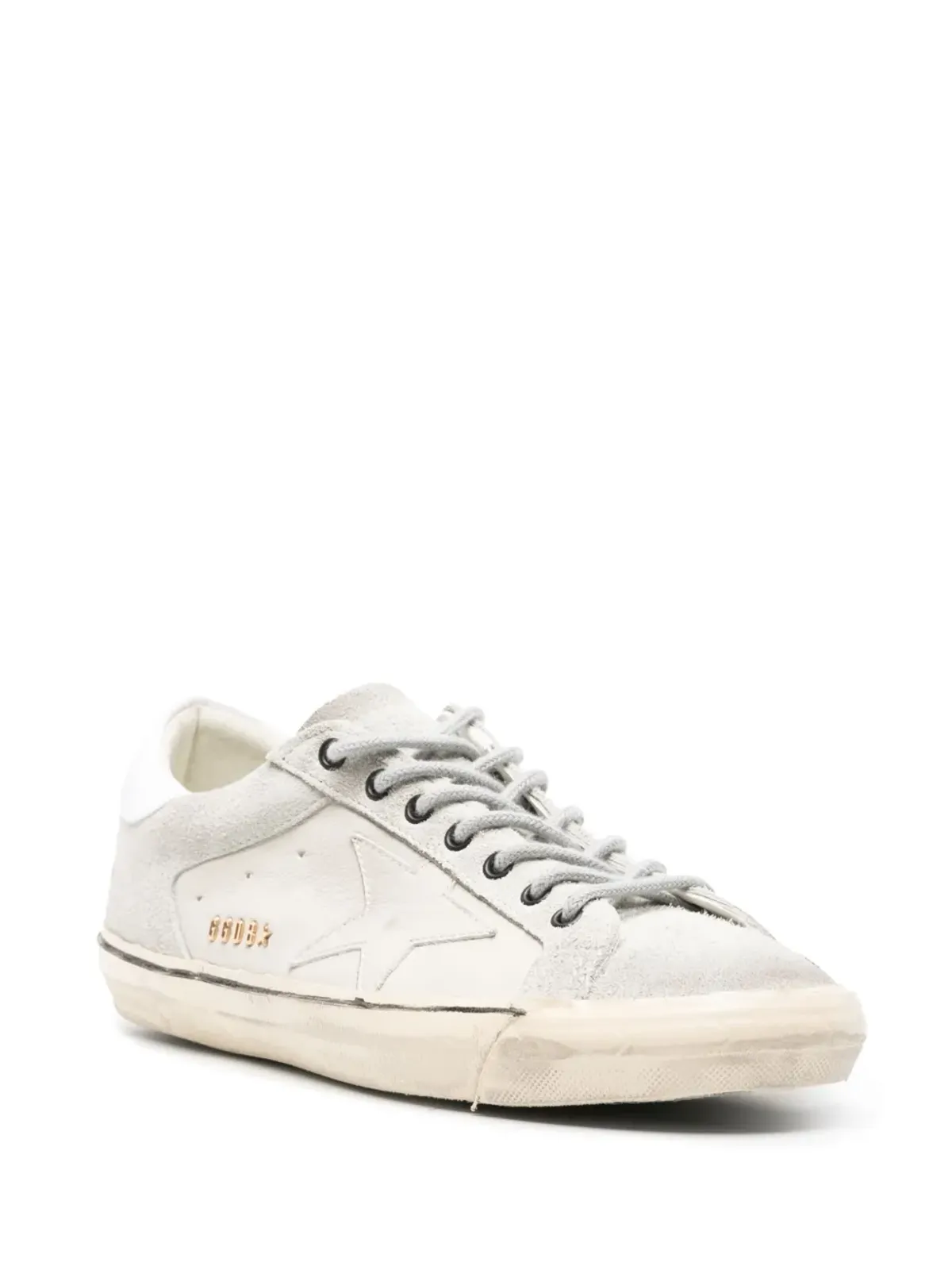 Golden Goose スーパースター ダメージ加工レザースニーカー - 画像2