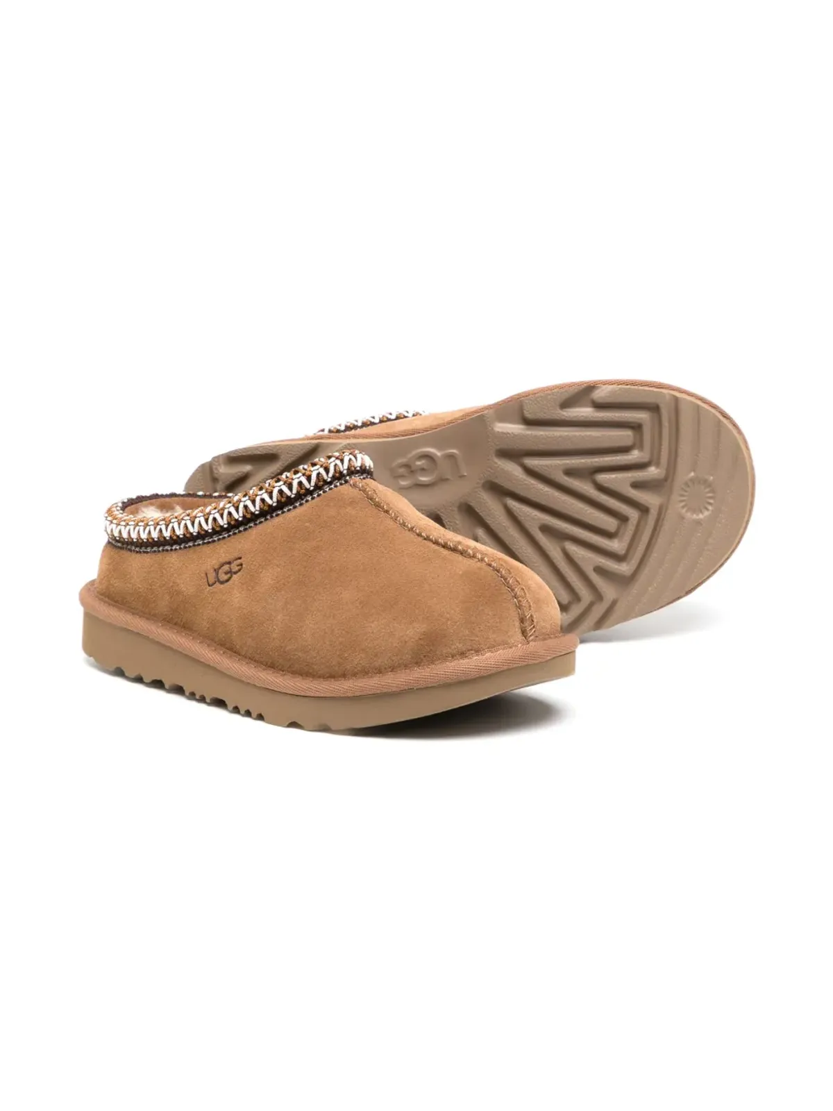 UGG Kids ロゴデボスド ウールブレンド スリッパ - 画像2