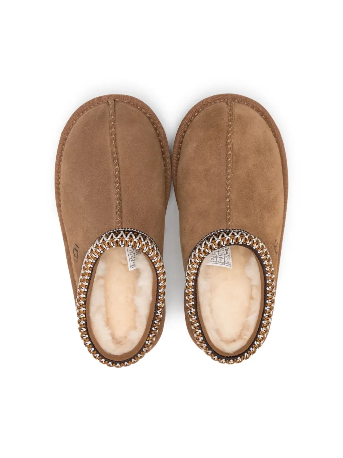 UGG Kids ロゴデボスド ウールブレンド スリッパ - 画像3