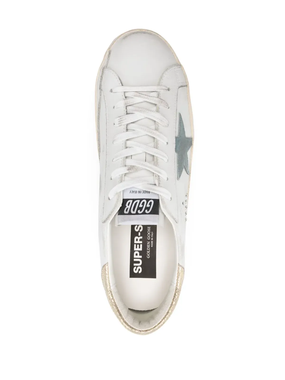 Golden Goose スーパースター メタリックトリム スニーカー - ホワイト - 画像3