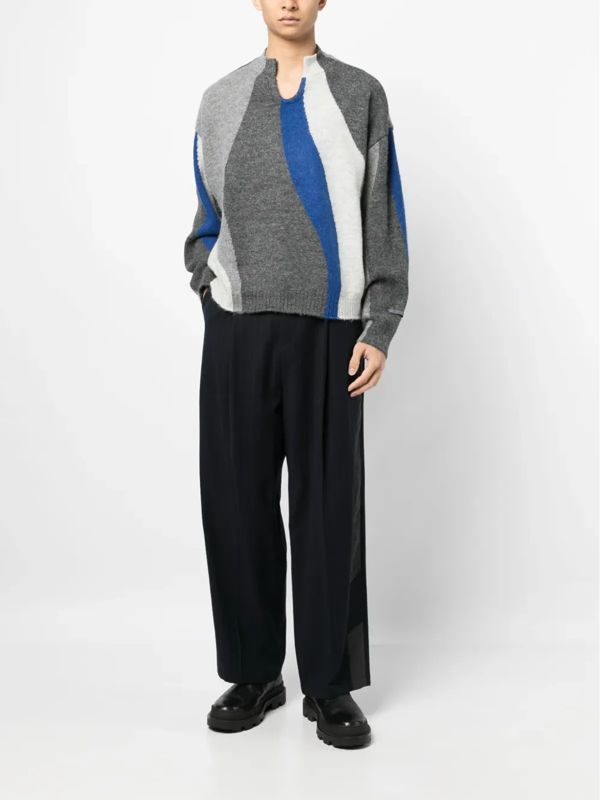 Ader Error ブラッシュドエフェクト ドロップショルダー ジャンパー - 画像2