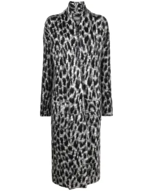 Zadig&Voltaire 豹柄カーディガンコート グレー - サムネイル1