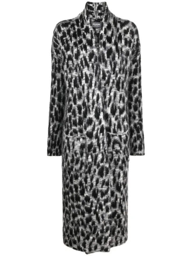 Zadig&Voltaire Zadig&Voltaire 豹柄カーディガンコート グレーの商品画像