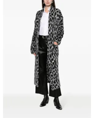 Zadig&Voltaire 豹柄カーディガンコート グレー - サムネイル2