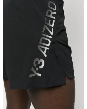 Y-3 ロゴプリント エラスティックウェスト ショーツ - サムネイル5