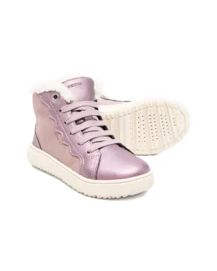 Geox Kids Theleven アンクルブーツ パープル - サムネイル2