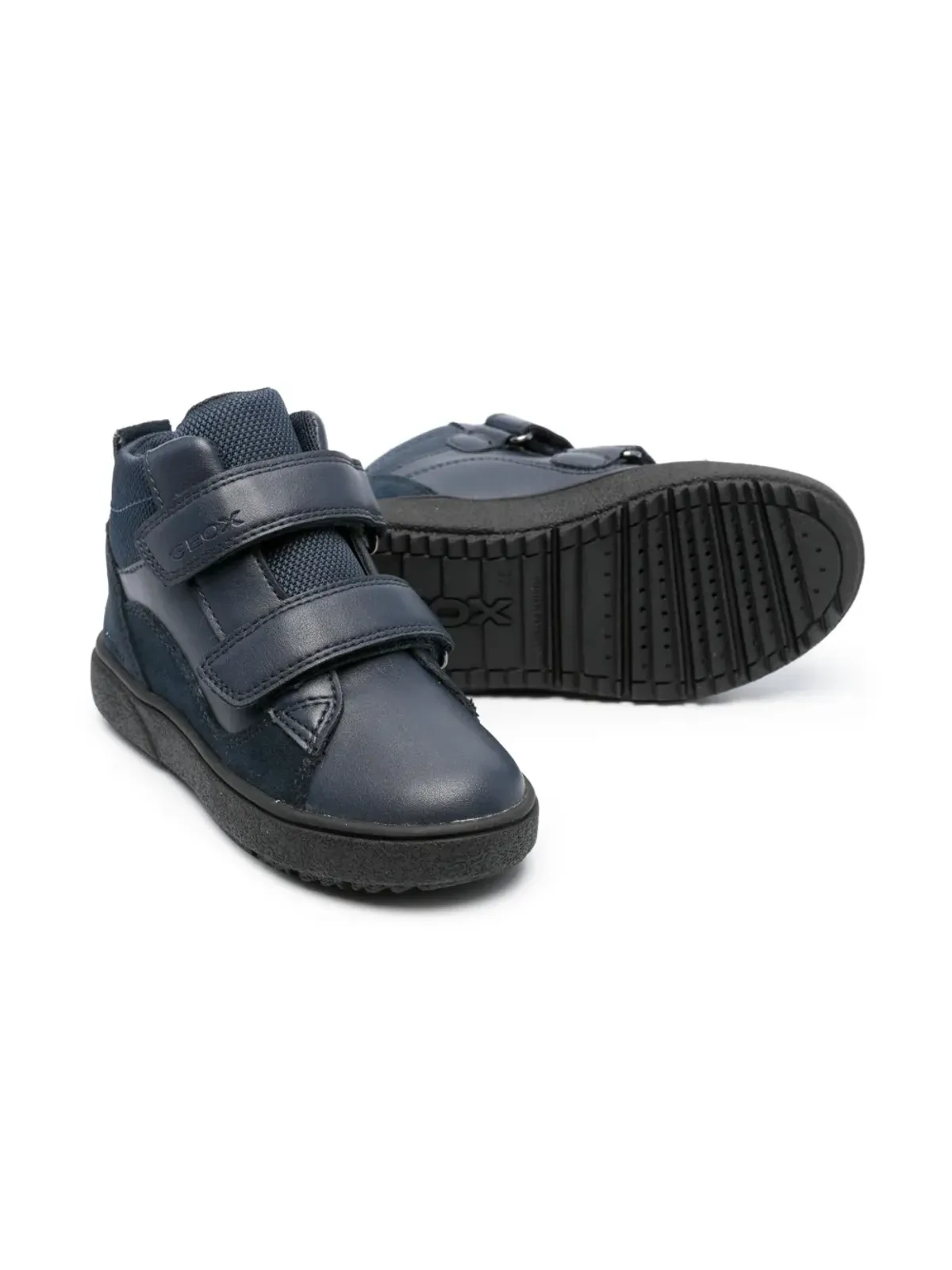 Geox Kids Theleven ABXパネルドスニーカー - Blue - 画像2