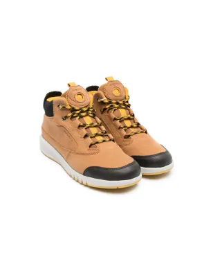 Geox Kids Aeranter Abx パネルド スニーカー ブラウン - サムネイル1