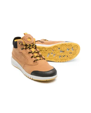 Geox Kids Aeranter Abx パネルド スニーカー ブラウン - サムネイル2