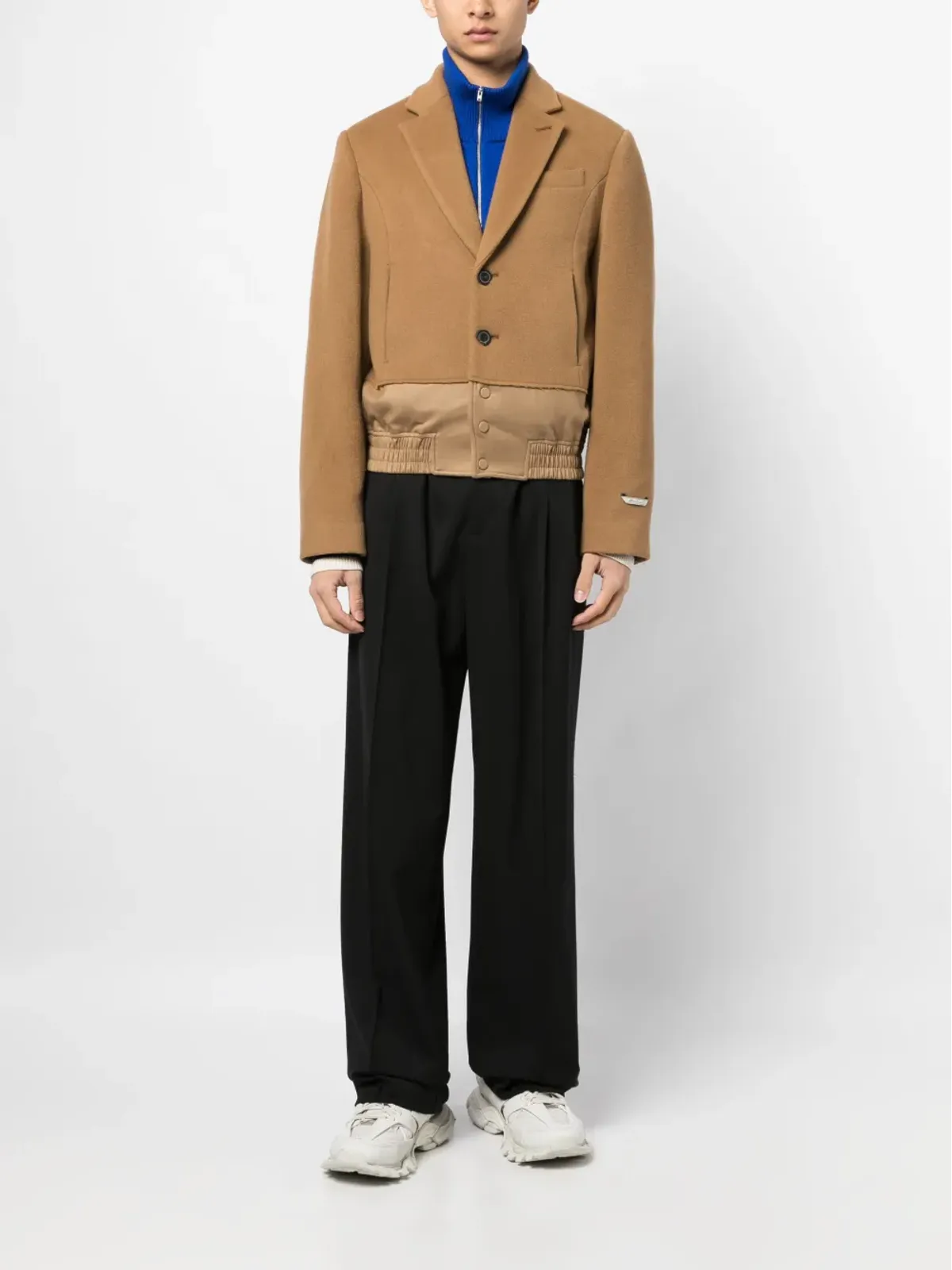 Ader Error レイヤード風シングルブレスト ブレザー - 画像2