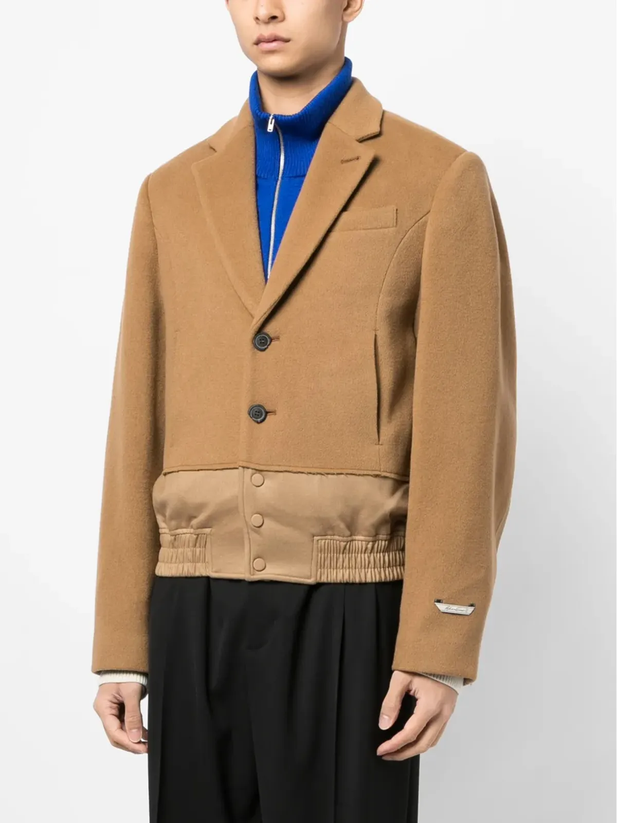 Ader Error レイヤード風シングルブレスト ブレザー - 画像3