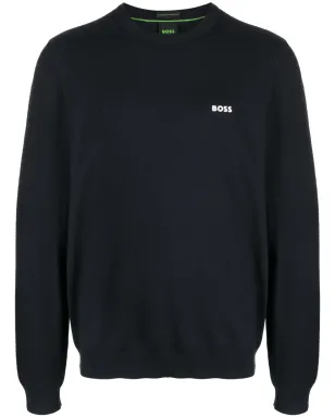 BOSS ロゴパッチ入り丸首ジャンパー - サムネイル1