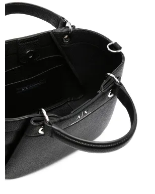 Armani Exchange ロゴエンボス加工のグレインテクストートバッグ - サムネイル5